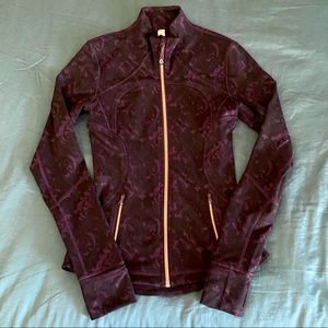 lululemon purple printed define jacket